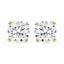 The Artemis - Silver | Four-Prong Moissanite Stud Earrings