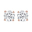 The Artemis - Silver | Four-Prong Moissanite Stud Earrings